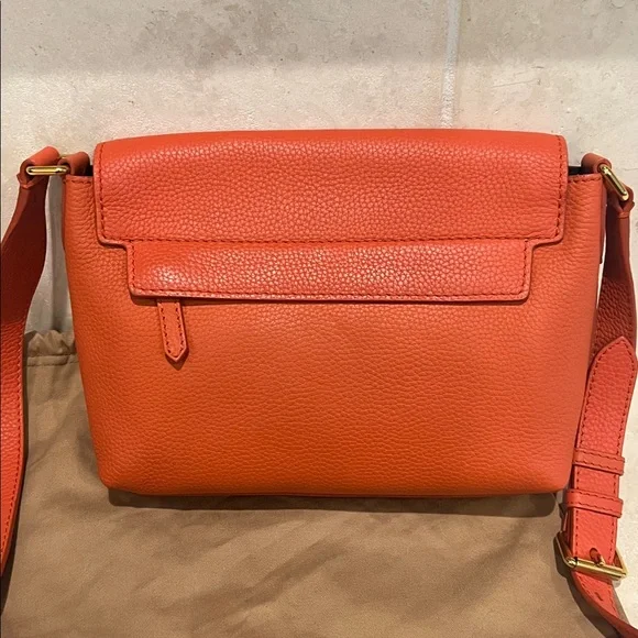 Burberry Orange Leather Crossbody Bag - Picture 7 of 15
